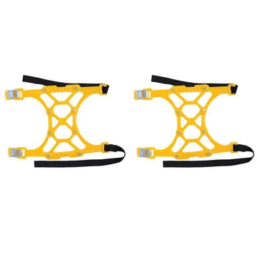 TD® Chaînes de Neige pour Pneus/ Voiture,Camion 2 Pièces/ Hiver Ceinture anti-Dérapantes